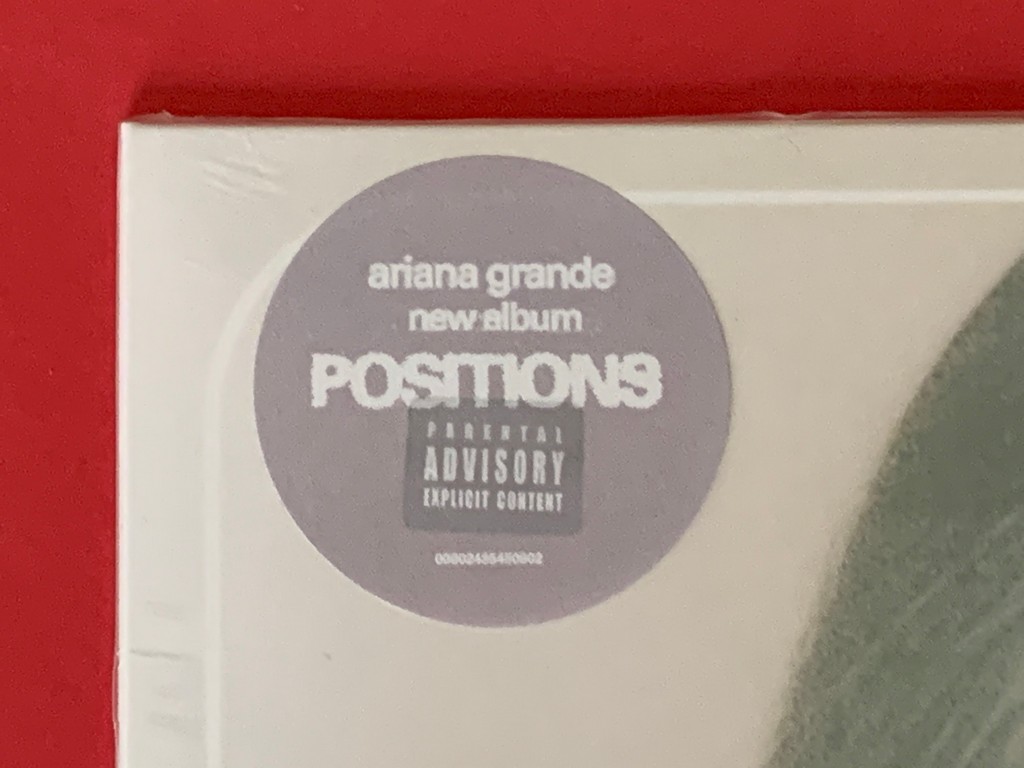 Ariana Grande Positions - Vinyl (Coke Bottle Clear) Unboxing 