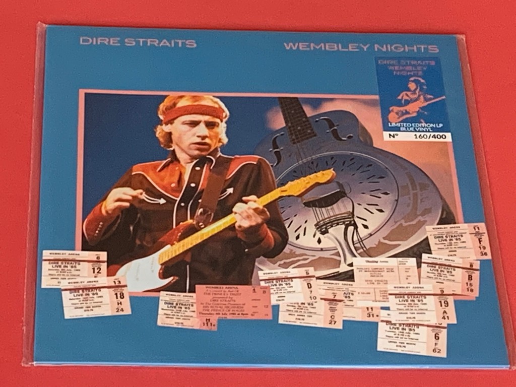 Dire Straits Wembley Nights Lp Edici N Limitada Vinilo Color Azul Tienda De Discos Y