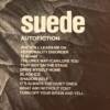 SUEDE " AUTOFICTION " 1 LP. VINILO DE 180GR. - Imagen 3
