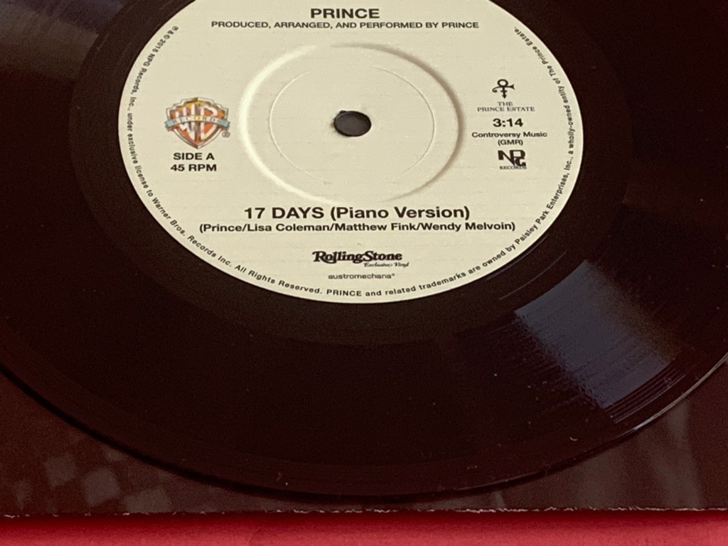 Decremento Tom Audreath enlazar PRINCE " 17 DAYS ( PIANO VERSION ) / 1999 ( SINGLE EDIT ) " 1 SINGLE 7" ED.  LIMITADA PROMOCIONAL - Tienda de discos y vinilos online, Discos Deluxe