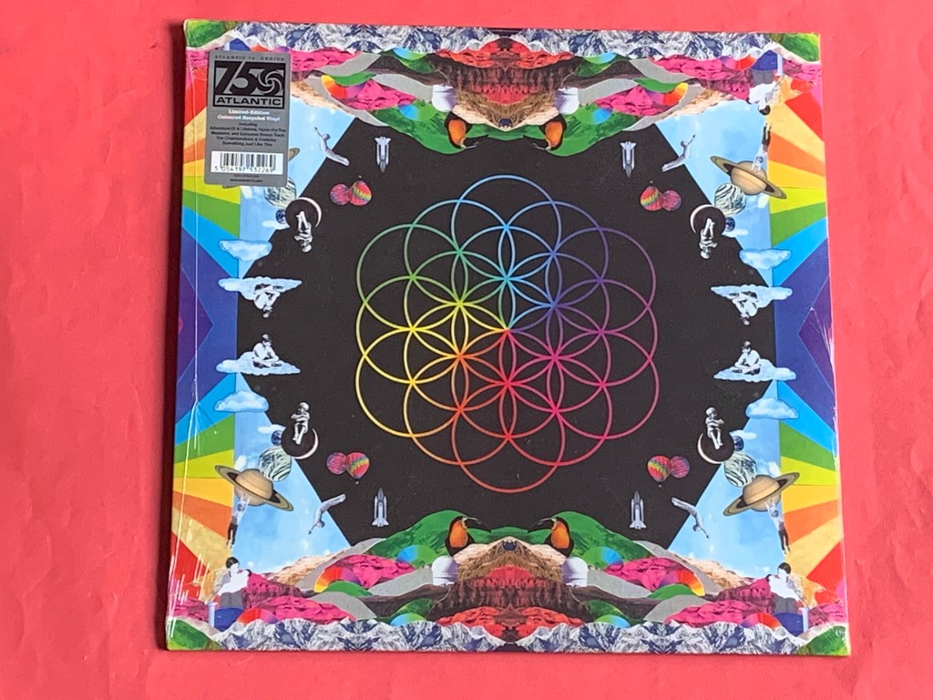 COLDPLAY  A HEAD FULL OF DREAMS  1 LP. LIMITED EDITION. COLOURED RECYCLED  VINYL. - Online record and vinyl store, Discos Deluxe