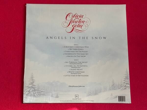 OLIVIA NEWTON-JOHN " ANGELS IN THE SNOW " 1 LP. ED. LIMITADA. VINILO DE COLOR - Imagen 3