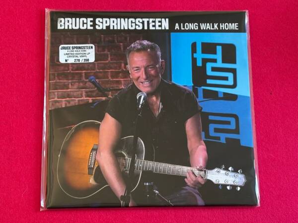 BRUCE SPRINGSTEEN " A LONG WALK HOME " 1 LP. ED. LIMITADA Y NUMERADA. VINILO DE COLOR