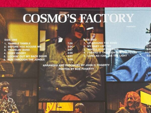 CREEDENCE CLEARWATER REVIVAL " COSMO'S FACTORY " 1 LP. ED. LIMITADA. VINILO COLOR - Imagen 4