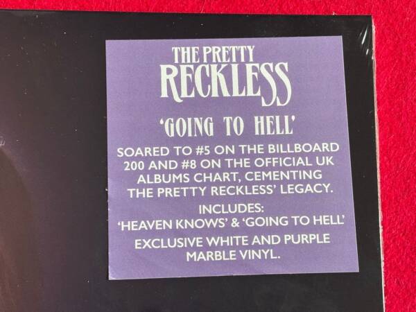 THE PRETTY RECKLESS " GOING TO HELL " 1 LP. LIMITED EDITION 10th ANNIVERSARY. COLOURED VINYL - Image 2