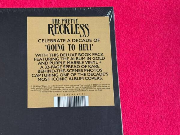 THE PRETTY RECKLESS " GOING TO HELL " 1 LP + 1 BOOK LIMITED DELUXE EDITION 10TH ANNIVERSARY. COLOURED VINYL - Image 2