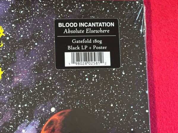 BLOOD INCANTATION " ABSOLUTE ELSEWHERE " 1 LP. 180 GR VINYL INCLUDES FOLDOUT POSTER. - Image 2