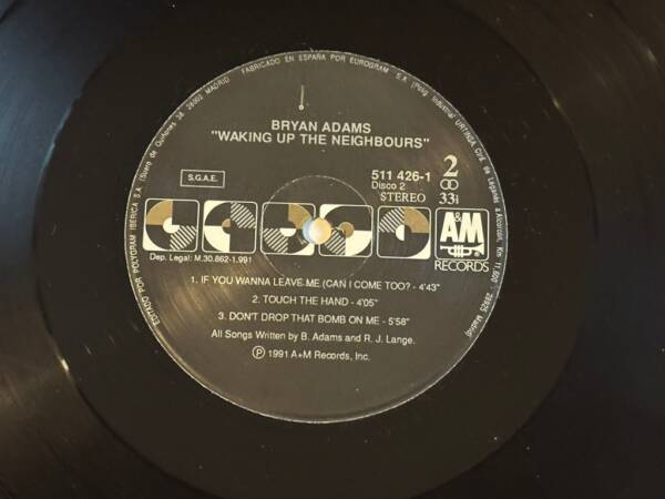 BRYAN ADAMS " WAKING UP THE NEIGHBOURS " 2 LP. 1ST SPANISH PRESSING ED. VG++ CONDITION - Image 19