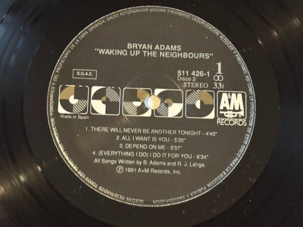 BRYAN ADAMS " WAKING UP THE NEIGHBOURS " 2 LP. 1ST SPANISH PRESSING ED. VG++ CONDITION - Image 22