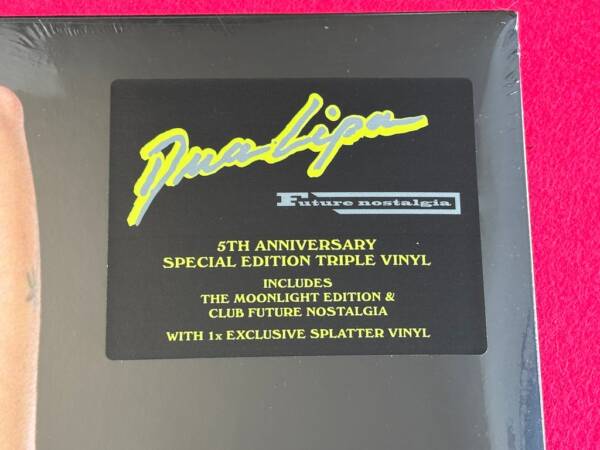 DUA LIPA " FUTURE NOSTALGIA " 3 LP. ED. LIMITADA 5º ANIVERSARIO. 1 VINILO DE COLOR - Imagen 2