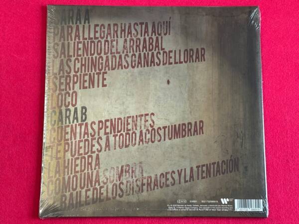 BUNBURY " CUENTAS PENDIENTES " 1 LP. VINILO NEGRO - Imagen 2