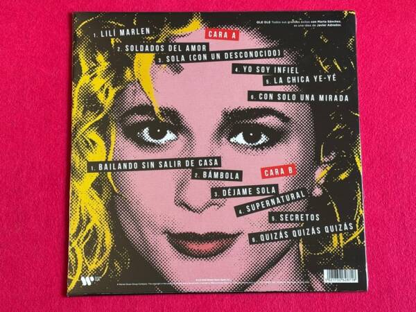 OLE OLE " TODOS SUS GRANDES EXITOS CON MARTA SANCHEZ " 1 LP. ED. LIMITADA. VINILO DE COLOR - Imagen 2