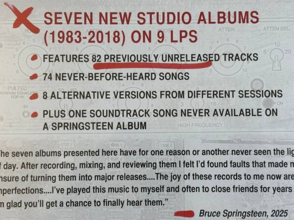 BRUCE SPRINGSTEEN " TRACKS II: THE LOST ALBUMS " 9 LP. ED. LIMITADA. - Imagen 6