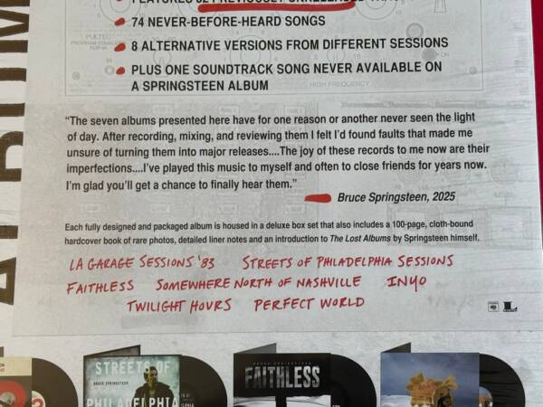 BRUCE SPRINGSTEEN " TRACKS II: THE LOST ALBUMS " 9 LP. ED. LIMITADA. - Imagen 9