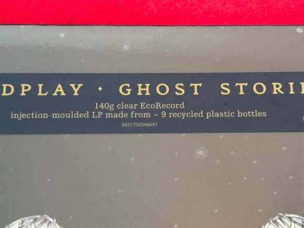 COLDPLAY " GHOST STORIES " 1 LP. RECYCLED VINYL. CLEAR VINYL - Image 2