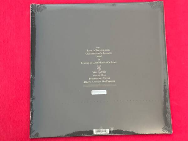 COLDPLAY " VIVA LA VIDA " 1 LP. RECYCLED VINYL. CLEAR VINYL - Image 3