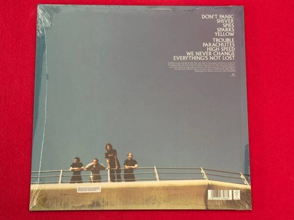 COLDPLAY " PARACHUTES " 1 LP. RECYCLED VINYL. CLEAR VINYL - Image 3
