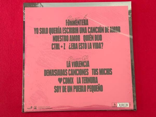 ZAHARA " LENTO TERNURA " 1 LP. LIMITED EDITION. PINK GLITTER VINYL. POSTER + BOOK... - Image 4