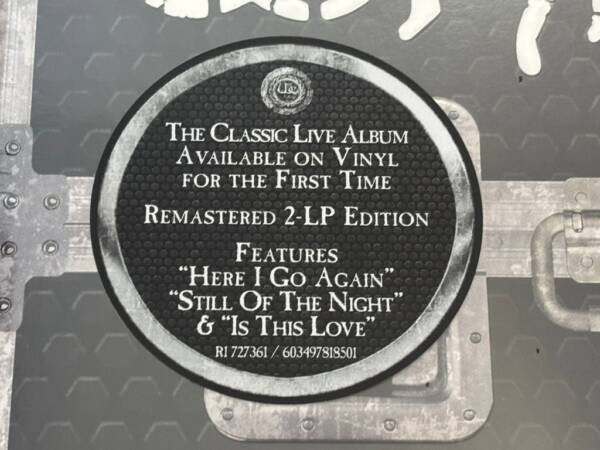 WHITESNAKE " LIVE IN THE STILL OF THE NIGHT " 2 LP. REMASTERED EDITION - Image 2