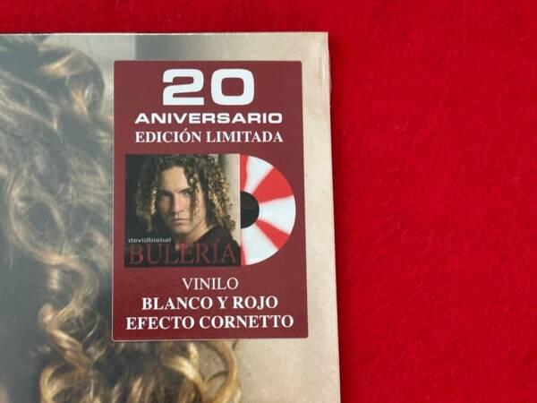 DAVID BISBAL " BULERIA " 1 LP. ED. LIMITADA 20 ANIVERSARIO. VINILO COLOR. - Imagen 2