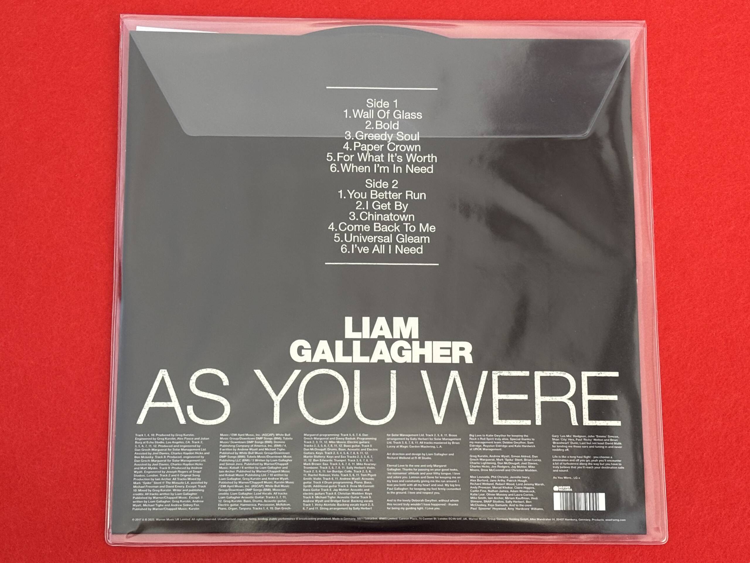 LIAM GALLAGHER " AS YOU WERE " 1 PICTURE DISC ZOETROPE. ED. LIMITADA - Imagen 3
