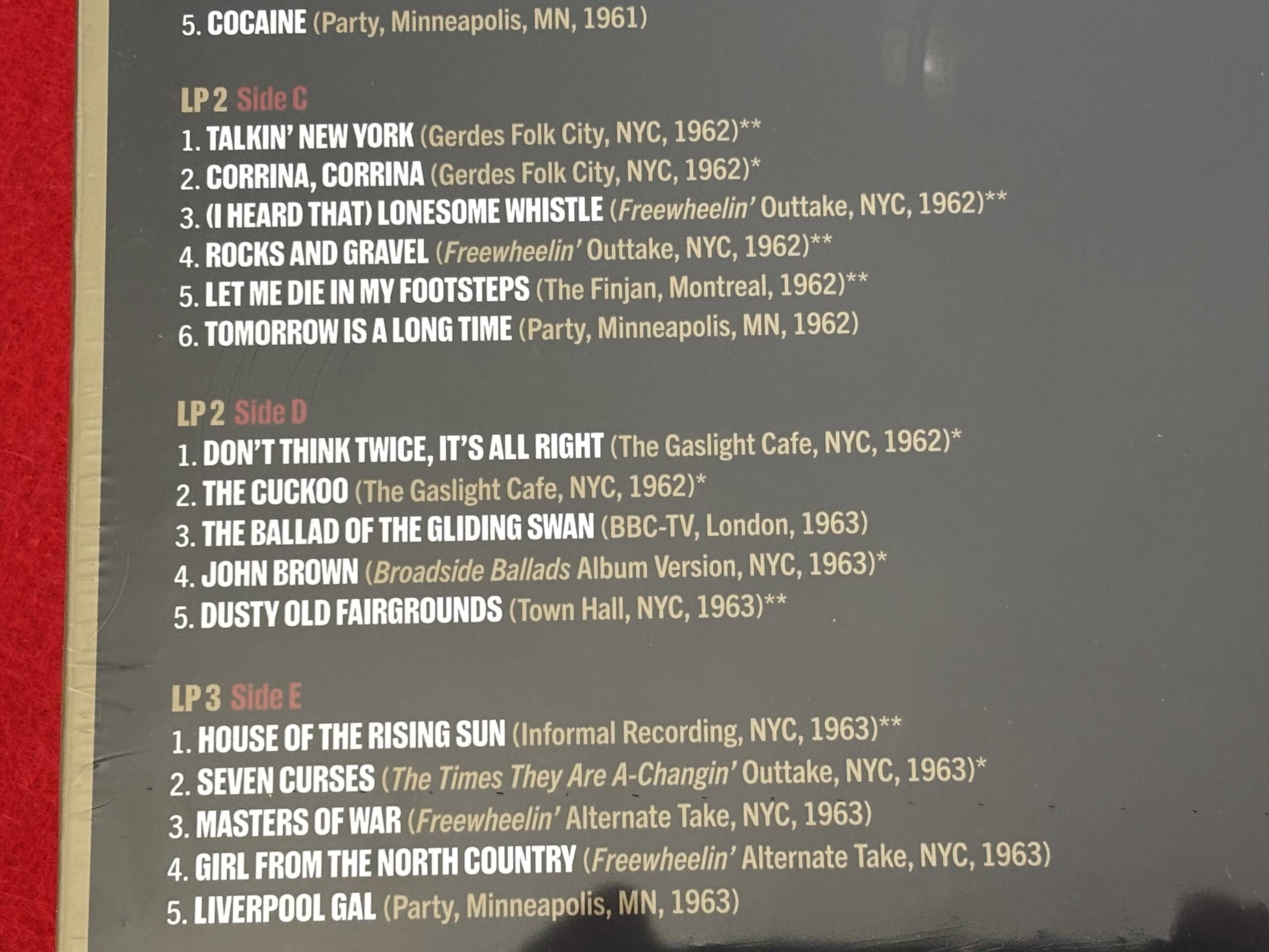 BOB DYLAN " THROUGH THE OPEN WINDOW - THE BOOTLEG SERIES VOL.18 " 4 LP. - Imagen 7