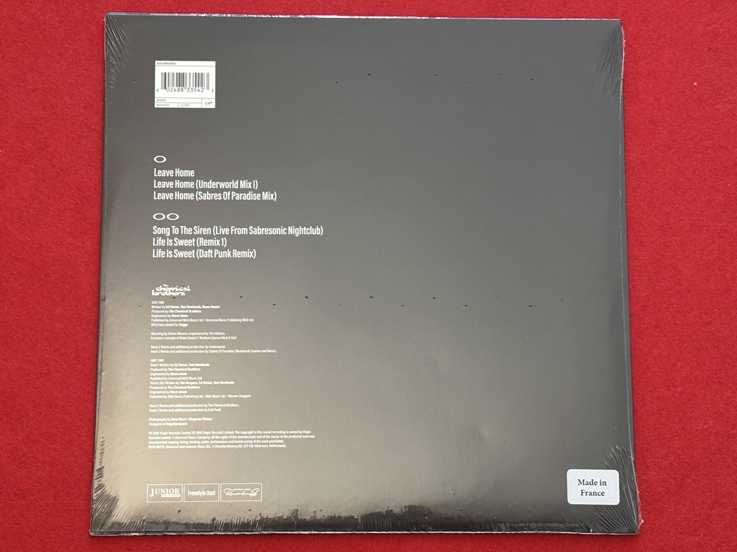 THE CHEMICAL BROTHERS " LEAVE HOME " 1 LP. ED. LIMITADA. VINILO AZUL. RSD '26 - Imagen 3