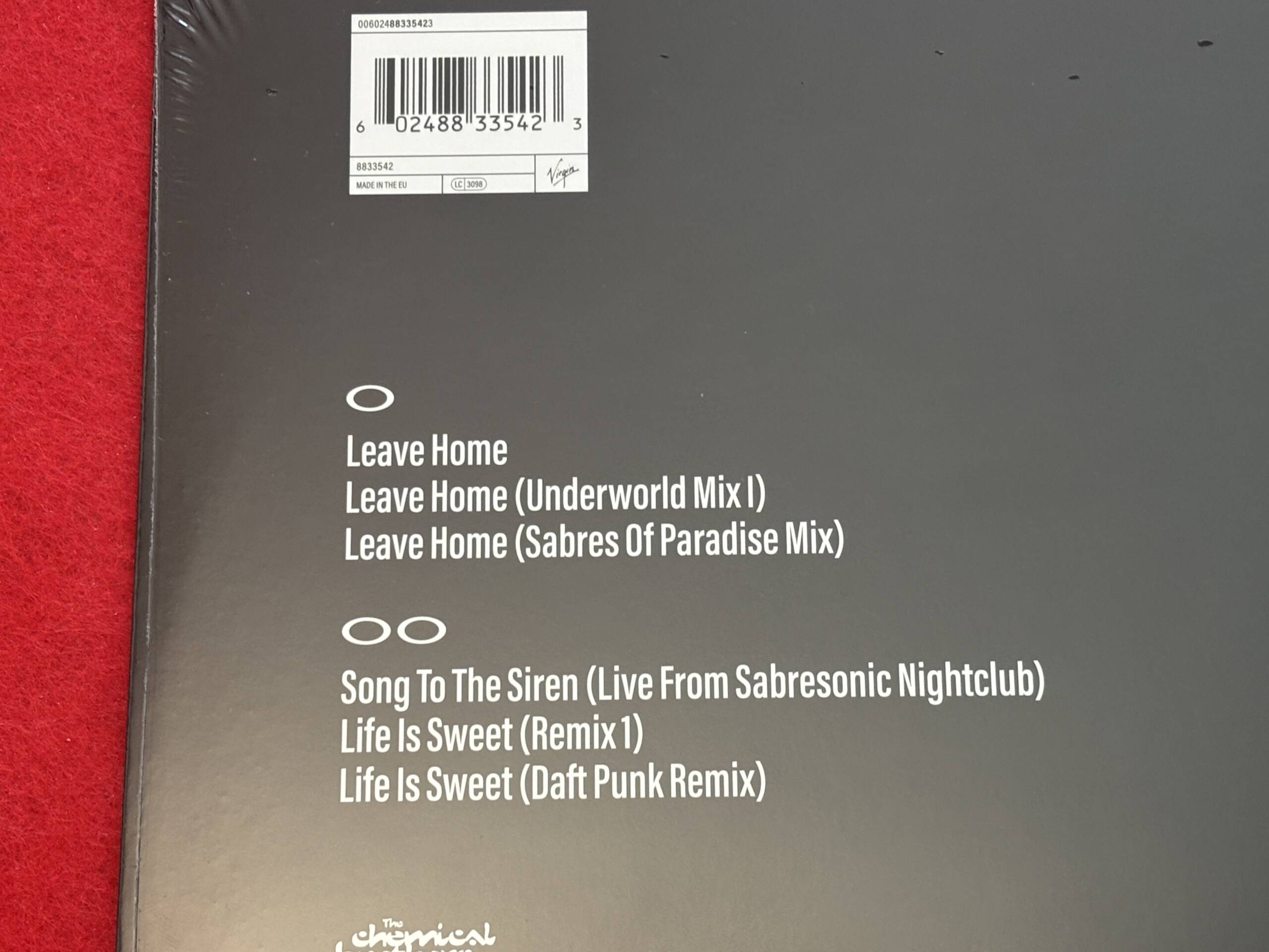 THE CHEMICAL BROTHERS " LEAVE HOME " 1 LP. ED. LIMITADA. VINILO AZUL. RSD '26 - Imagen 4