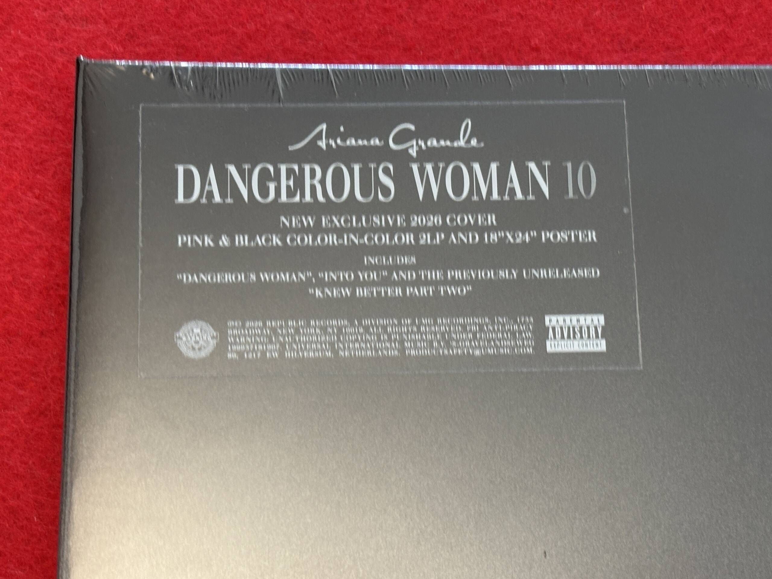 ARIANA GRANDE " DANGEROUS WOMAN " 2 LP. LIMITED 10TH ANNIVERSARY EDITION. COLOURED VINYLS. INCLUDES FOLDOUT POSTER. - Image 2