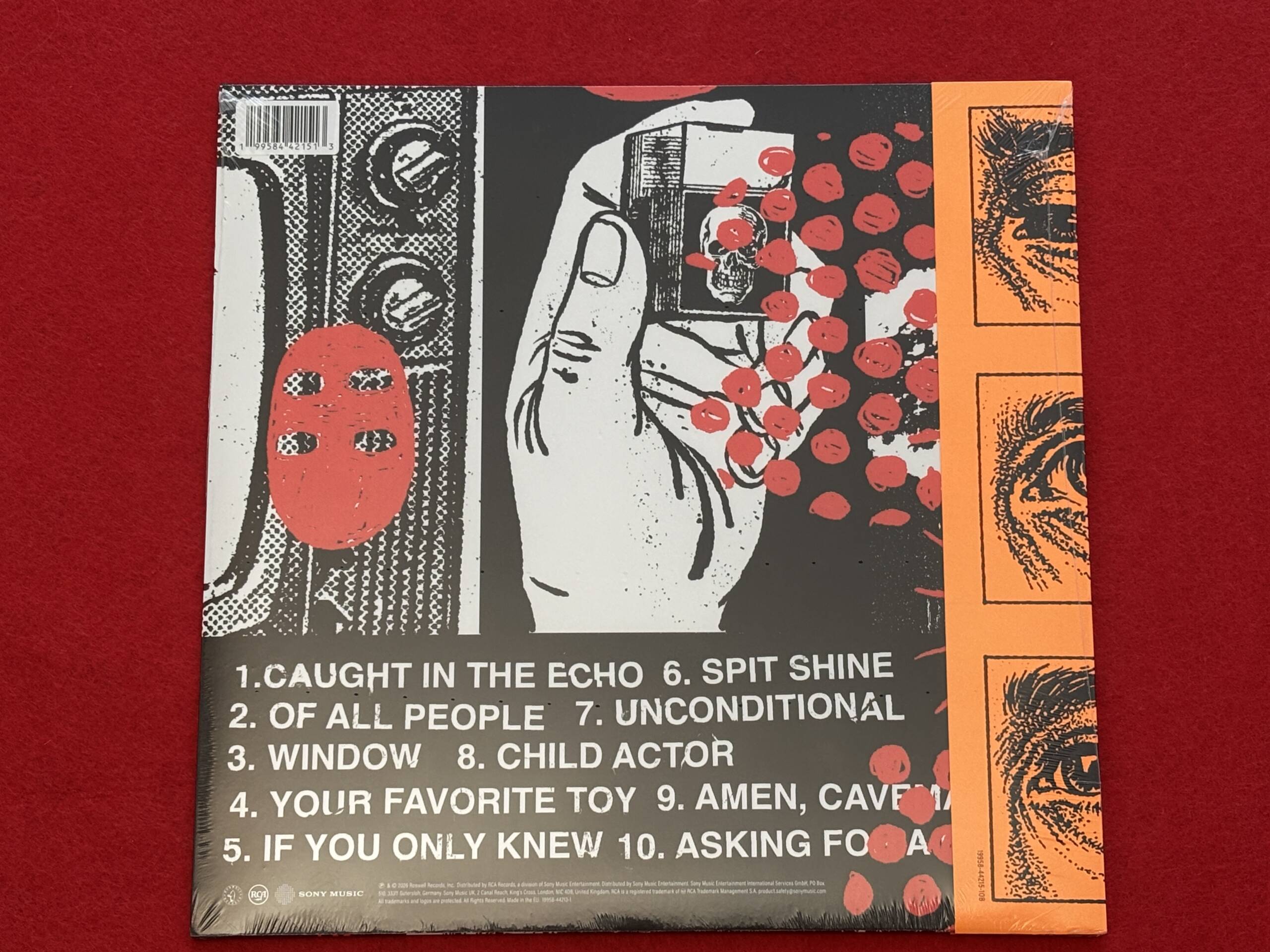 FOO FIGHTERS " YOUR FAVORITE TOY " 1 LP. LIMITED EDITION. OPAQUE RED VINYL - Image 3