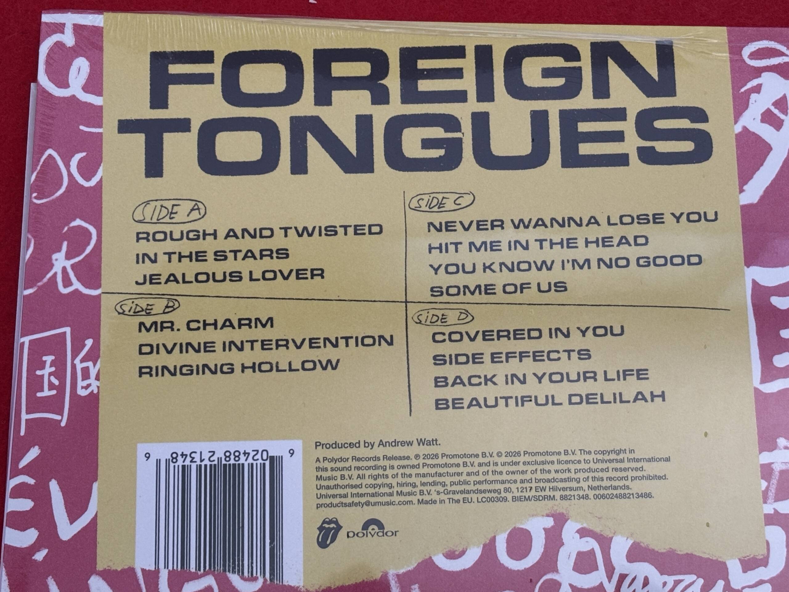 THE ROLLING STONES " FOREING TONGUES " 2 LP. - Imagen 4