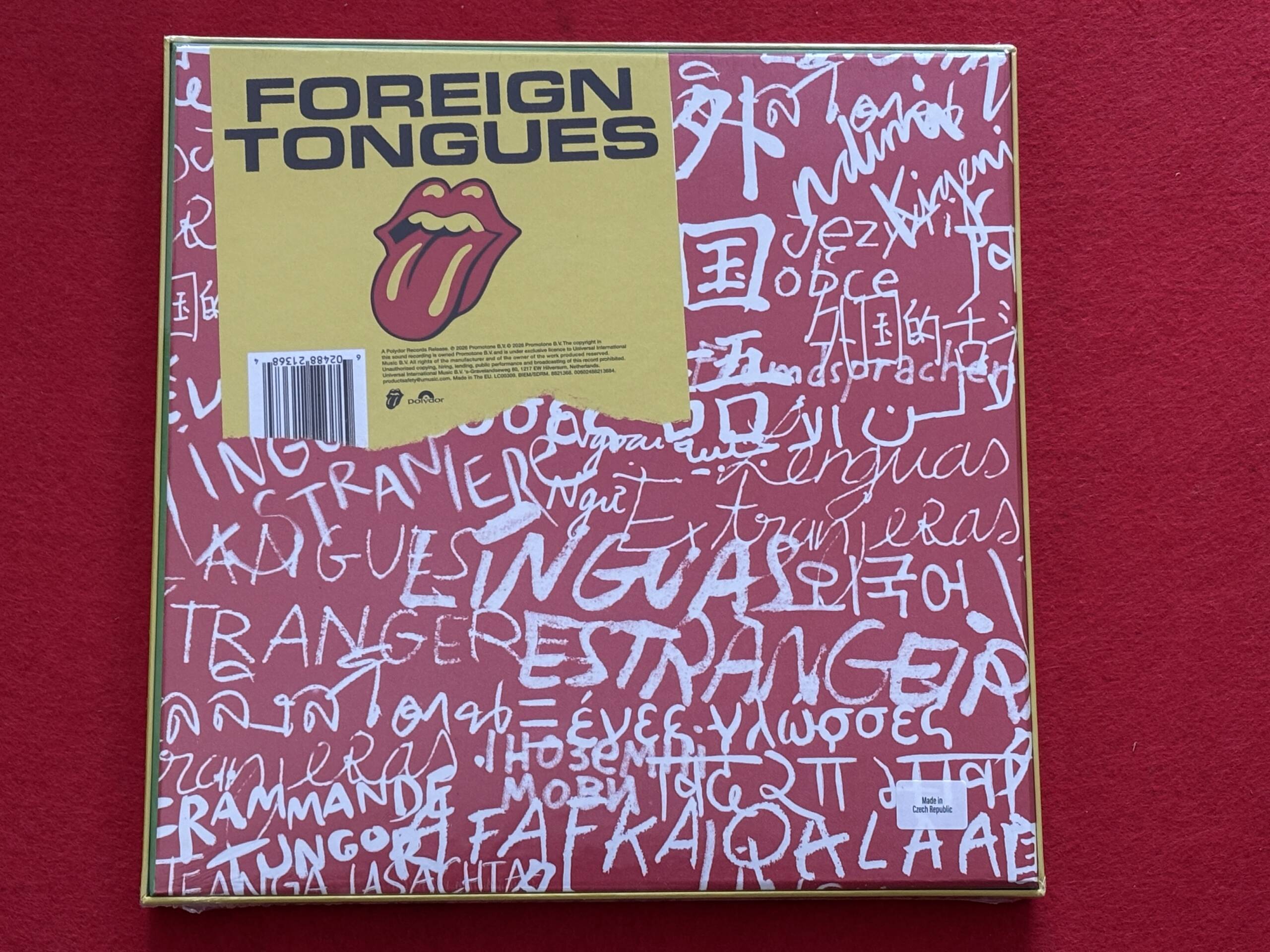THE ROLLING STONES " FOREIGN TONGUES " 2 LP, 1 BLU-RAY. PÓSTER. SLIP-MAT. ED. LIMITADA - Imagen 3