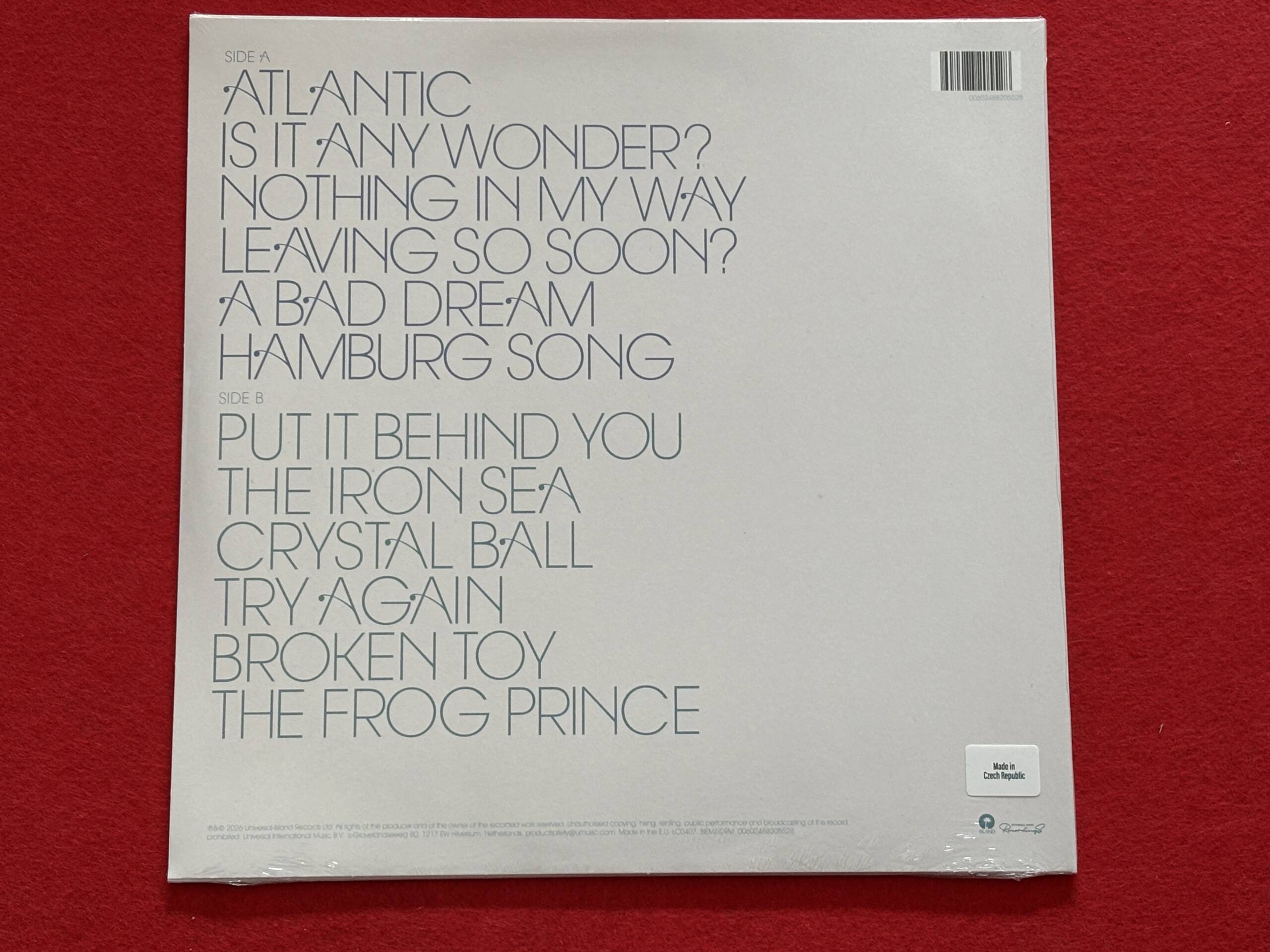 KEANE " UNDER THE IRON SEA " 1 LP ZOETROPE. ED. LIMITADA 20 ANIVERSARIO. - Imagen 3