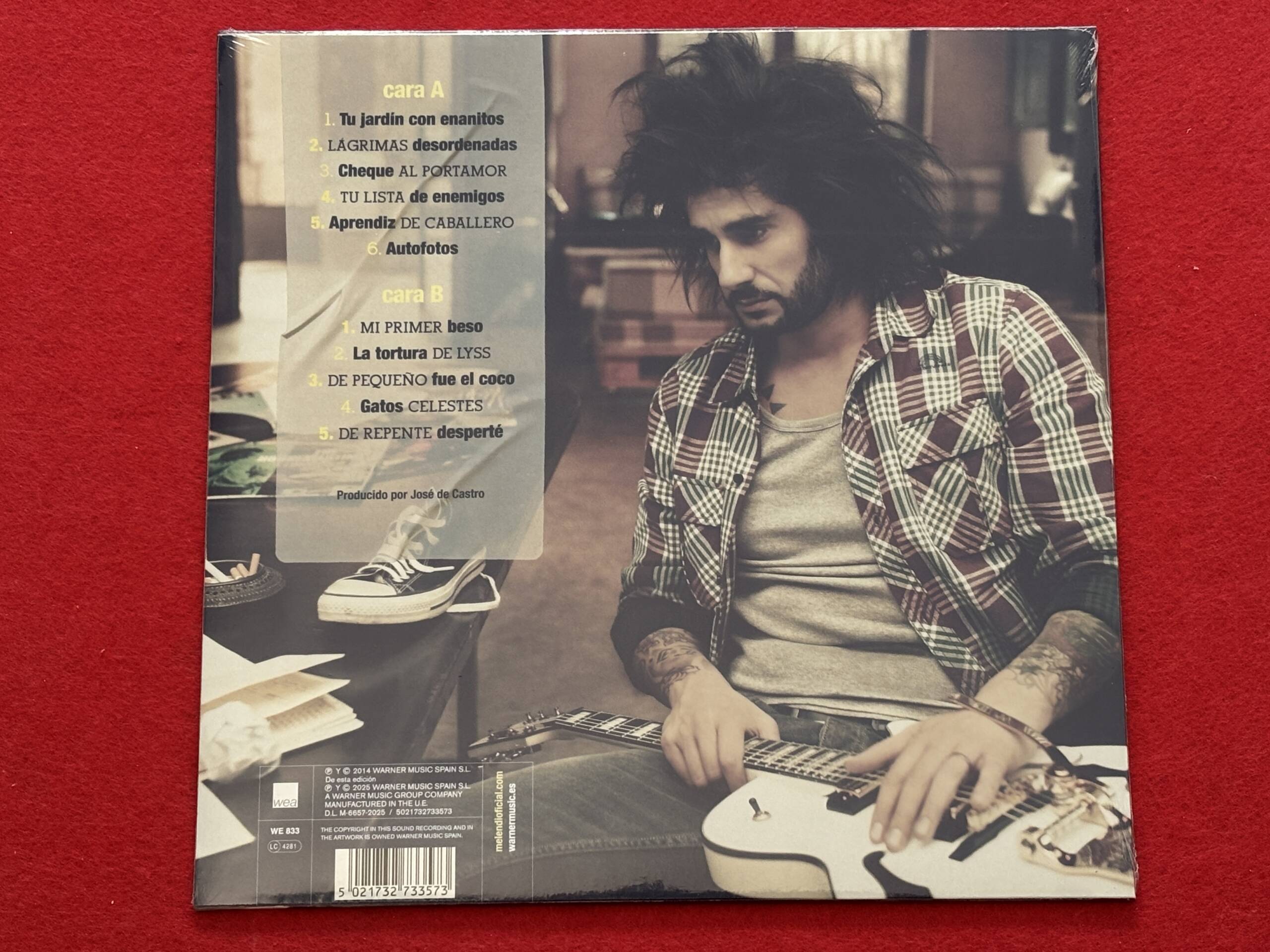 MELENDI " LÁGRIMAS DESORDENADAS " 1 LP. LIMITED EDITION. YELLOW VINYL. - Image 3